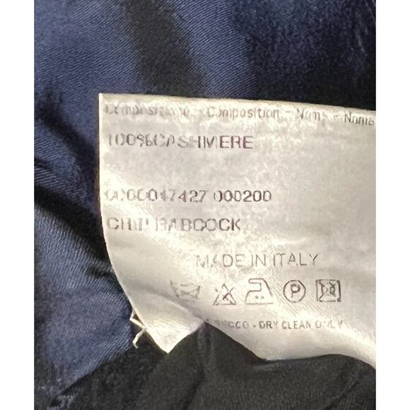 BRIONI Nomentano 48L Pure Cashmere 100% Blue Blazer Jacket Coat Silk Lining - Picture 8 of 16